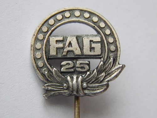 Fag kugelfischer anstecknadel - fag,