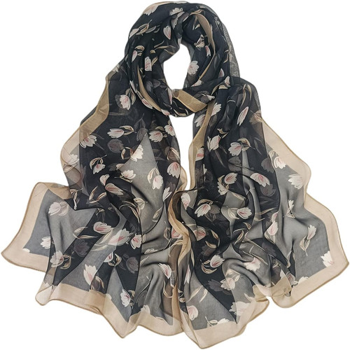 Stola fur abendkleid chiffon - fur,