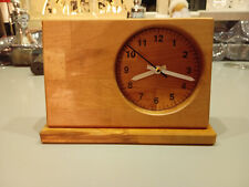 Schreibtischuhr Buche 22x16cm  100% Handarbeit, Unikat personalisierbar, Gravur!