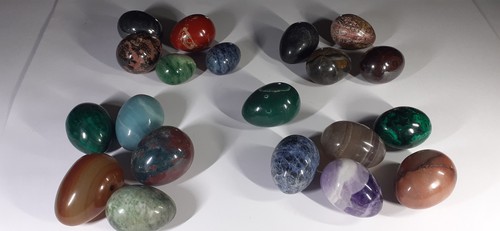 Halbedelsteine eier - halbedelsteine,