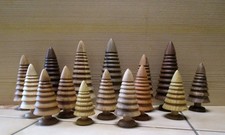 15 Deko Tannen gedrechselt aus