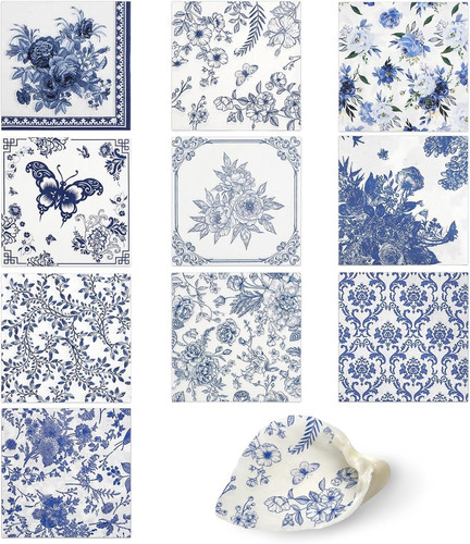 Servietten stück blau - servietten,