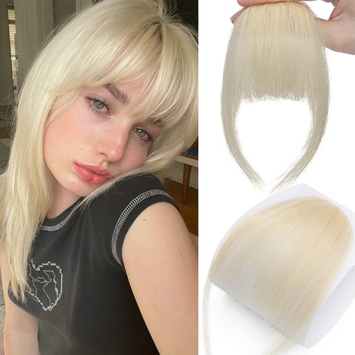 Damen echthaar pony luft bangs - pony,
