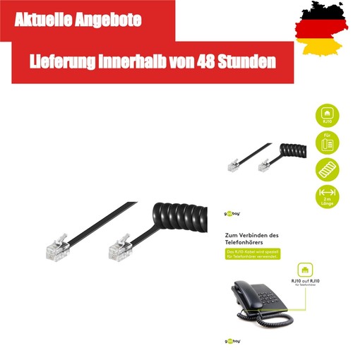 Goobay 50270 telefonkabel - 50270, rj10