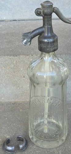 Vintage siphonflasche szirmay - siphonflasche,