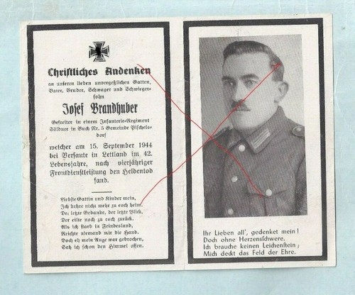 41641 sterbebild deathcard - nr-41641,