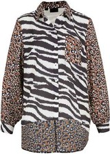 Animal-Print Bluse Gr. 40