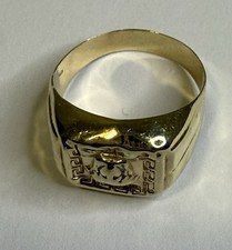 Gold Ring 14 K Medusa 