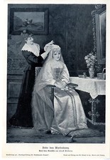 Der Maler Ernst Anders Unter dem Myrtenkranz Historischer Kunstdruck 1905