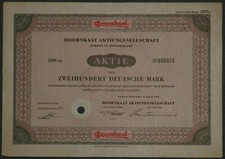 Doornkaat Aktiengesellschaft 1953  200 DM