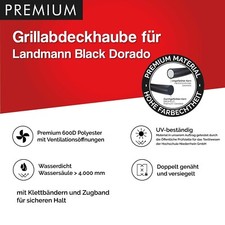 Premium Grill Abdeckhaube für Landmann Dorado