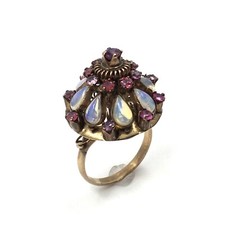 14kt rose gold ring - 585,