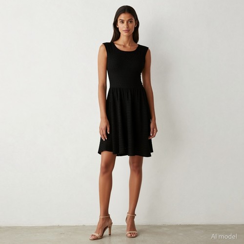 Romantik knielang kleid - romantik,