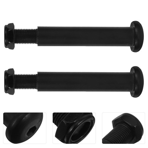 Black steel pedal bolt trainer - black,
