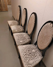 4 hochwertige Essstühle