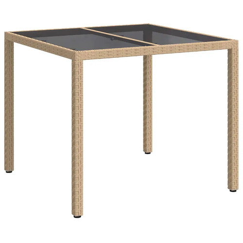Gartentisch poly rattan - gartentisch, poly-rattan