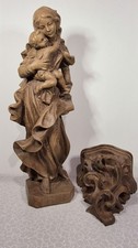 Madonna mit Kind Holzfigur