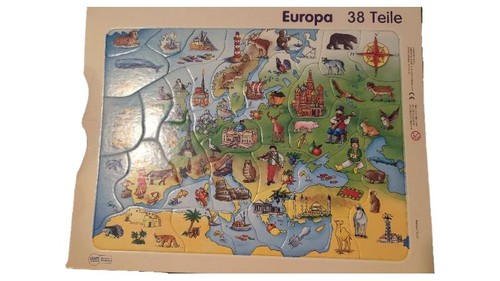 Puzzle kinderpuzzle landkarte - puzzle,