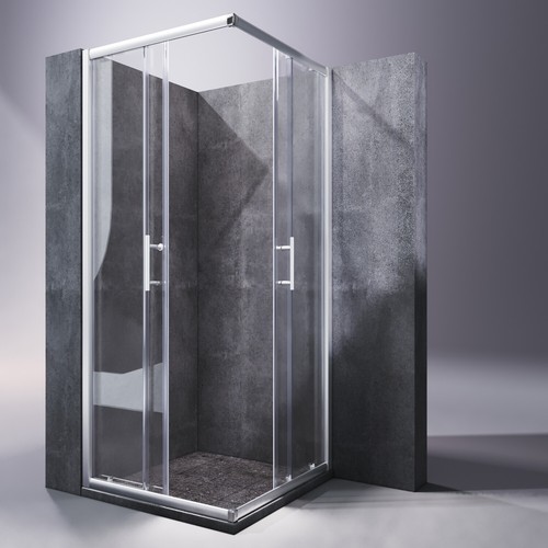 76x76cm duschkabine - 76x76cm,