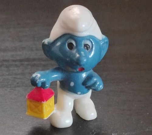 Schlumpf 1983 selten mit - ei,