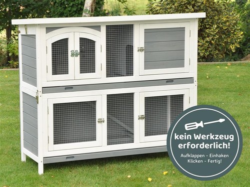 Klappbarer kleintierstall - klappbarer,