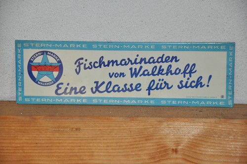 Altes blechschild 40er - blechschild, 30/40er
