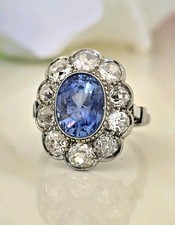 Art Deco Ring Ceylon Saphir