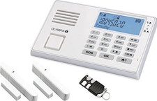 Olympia Funk-Alarmanlage Protect 9035 mit 10 Funk-Öffnungsmelder und 2 Fernbed.