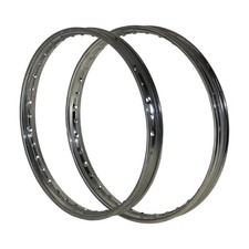 2x Felge Chrom 1,20 x 17 Zoll