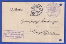 Dt. Reich 1913 Ministeriales