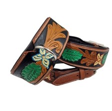 Bouquet Hunde Halsband Leder