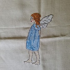 Elfenmädchen stehend blau