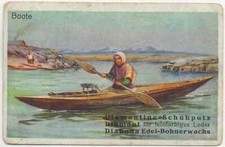 846 sammelbild boot eskimo - boot,