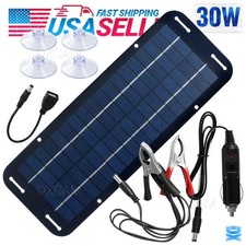 30W Solar Panel 12V Trickle