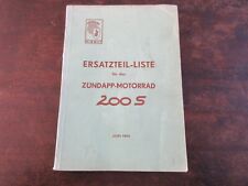 Zundapp 200 S 200S 1955