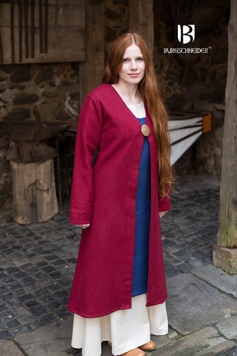 Birkamantel wolle rot - birkamantel,