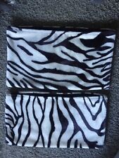 2 x Zebrafell-Kissenbezüge