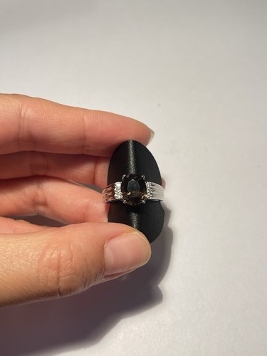 Natürlicher rauchquarz ring - rauchquarz,