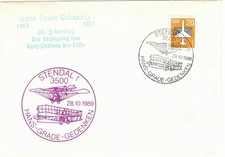 DDR Mi.-Nr. 2832v EF, Sst. Hans Grade, 80. Jahrestag Lanz-Preis der Lüfte    b