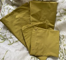 Set 4 Kopfkissenbezüge 80x80 40x80 Linde Bio BW  Steinnussknöpfe HessNatur top!