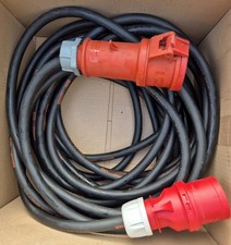 Kabel 5G 6 mm²  17 Meter   400V 32 A mit Phasenwender aus Insolvenz