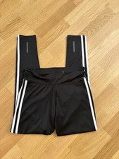 Adidas Climalite Sport Leggings Mit 3 Streifen Schwarz Gr. S 34 36