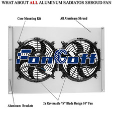 Shroud Electric Fan For 66-70