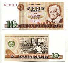 10 Mark DDR 1971  Serie BA