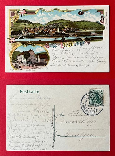 Litho epfendorf bei - ak,