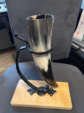 Trinkhorn mit Ständer Mittelalter LARP