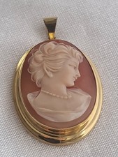 Kamee Anhänger 333Gold Cameo