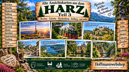 Harz alte ansichtskarten - alte,