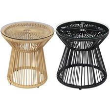 Outsunny Ratten Beistelltisch