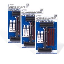 3er Set Reifen Reparatur Set Auto Motorrad Roller Reifenpanne Pannenset 9-tlg.